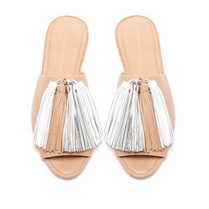 Loeffler Randall Kiki Tasseled Slides